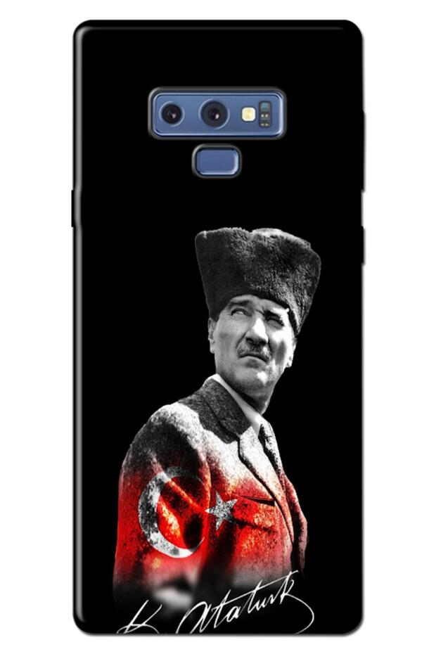 Samsung Galaxy Note 9 Compatible Case Mustafa Kemal Atatürk Design V2 Silicone Case (Printed)