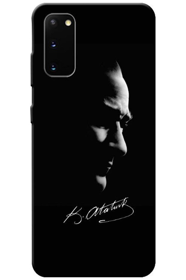 Samsung Galaxy S20 Compatible Case: Mustafa Kemal Atatürk Black (Printed)