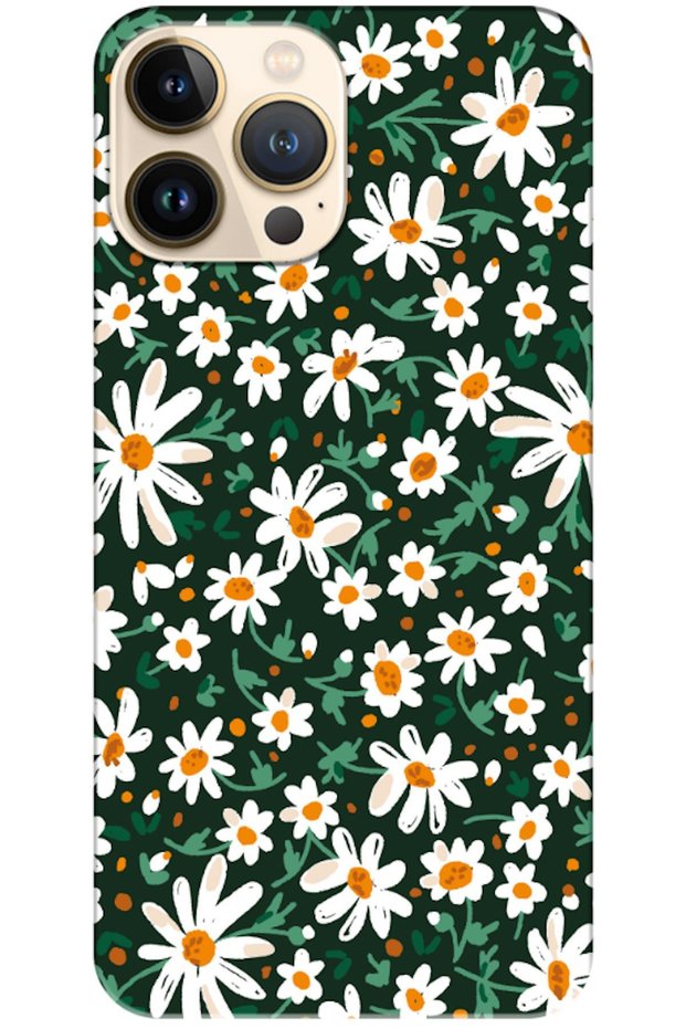 Apple iPhone 13 Pro Max Compatible Case Spring Flowers 4 Silicone Case (Printed)