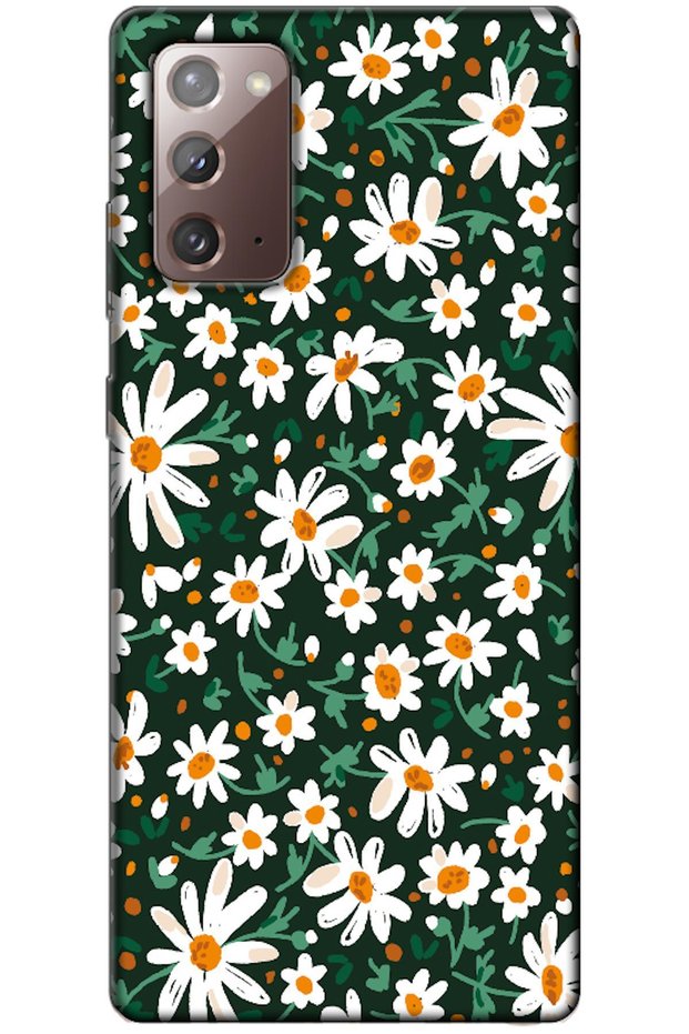Samsung Galaxy Note 20 5g Compatible Case Spring Flowers 4 Silicone Case (Printed)