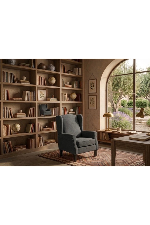 كرسي "أورورا" (Aurora Wingback Armchair)