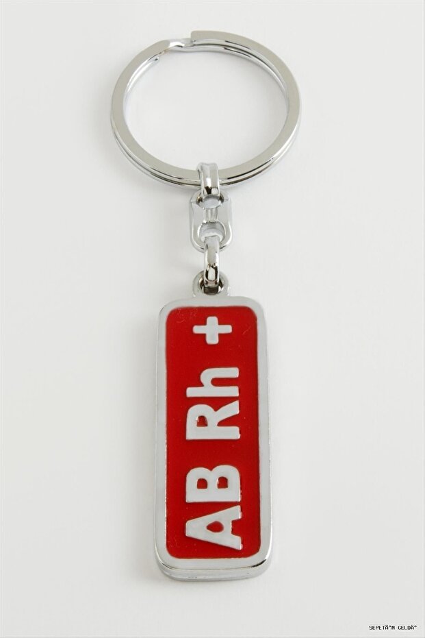 Spt-Gld Ab Rh Positive Group Metal (53152) Keychain Red