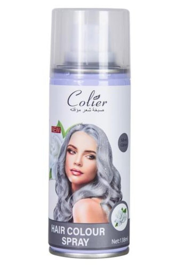 Temporary Hair Dye Spray Silver Glitter