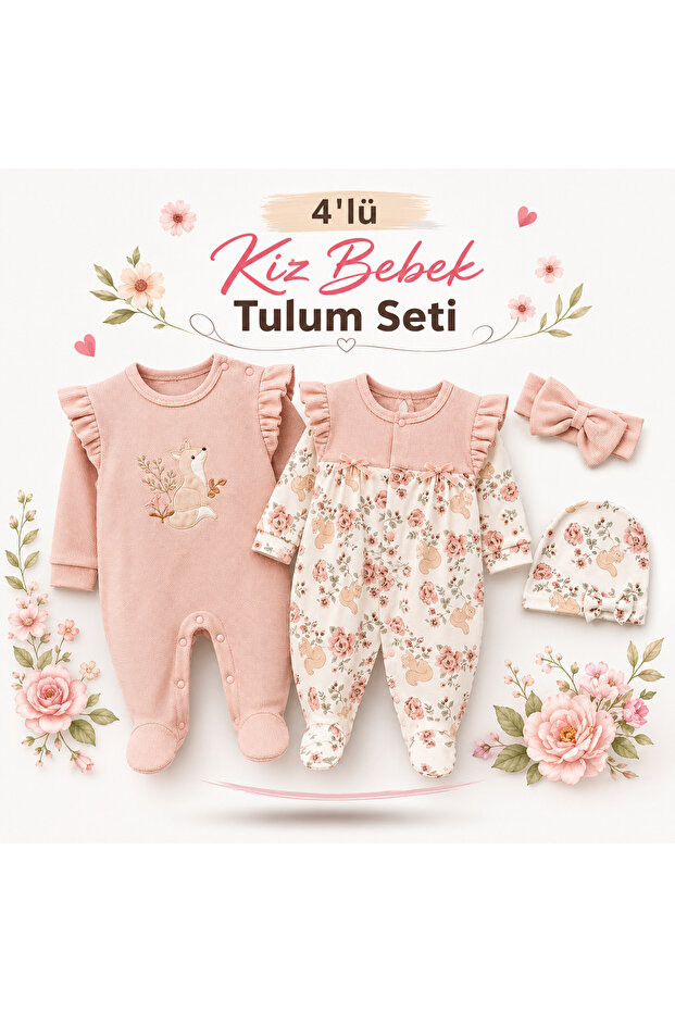 Baby Girl Jumpsuit Set