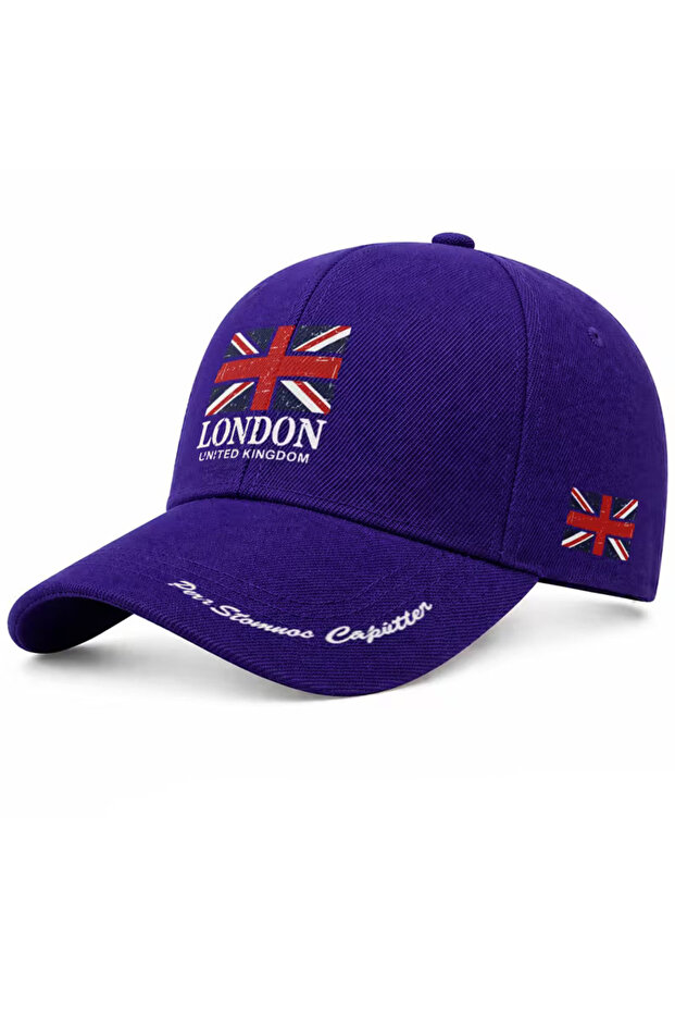 London United Kingdom Printed Snapback Cap