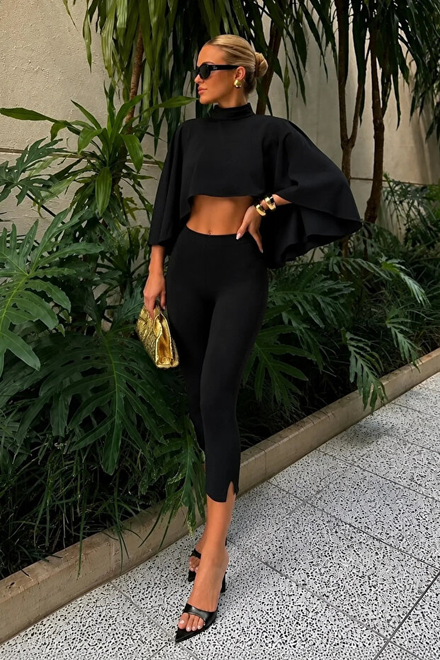 New Season High Waist Lycra Bermuda Trousers 52101017