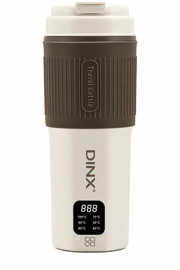 دينكس غلاية سفر DX3812، سعة 450 مل، شاشة رقمية