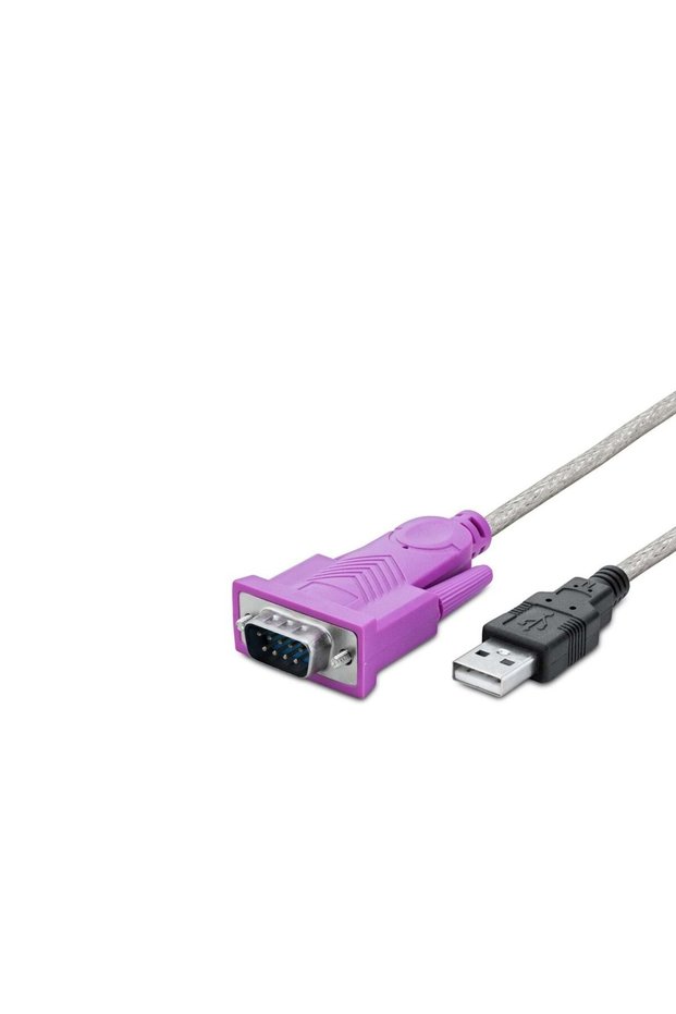 كابل يو اس بي الى آر إس 232 بطول 1.5 متر فضي HDX1025