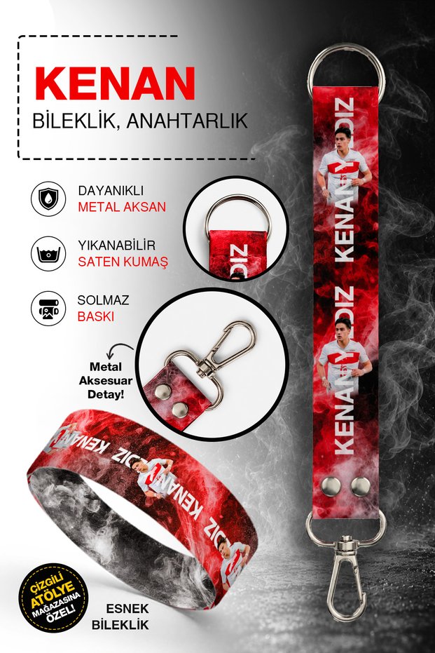 Kenan Yıldız - Keychain, Bracelet, Bag Charm Accessory - Gift Set