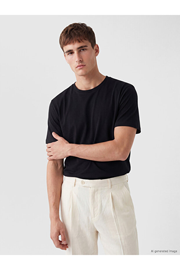 Esvab • Modern & Distinctive Zero Roba Collar Soft Touch Men's T-Shirt