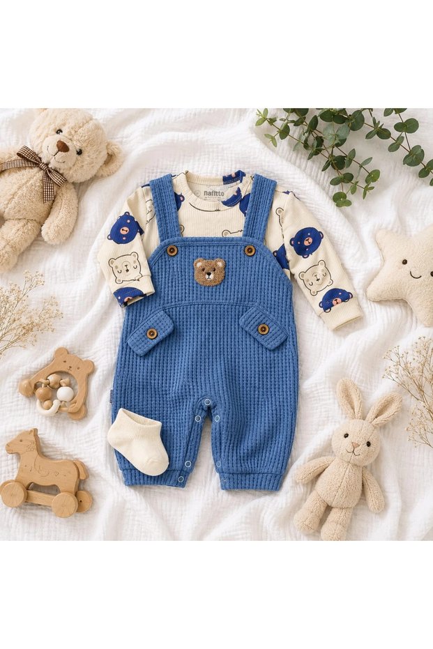Slopet Set with Fence-Textured Honeycomb Socks as a Gift