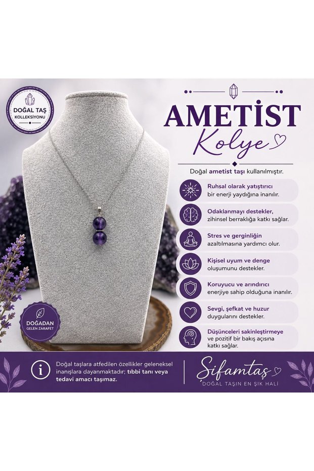 Amethyst Natural Stone Pendant (3)