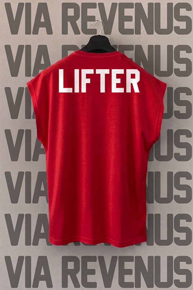 Lifter Back Printed Zero Sleeve Sports T-Shirt