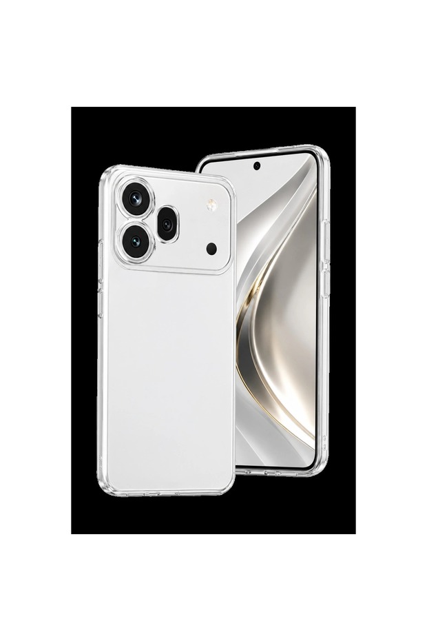 Honor 600 Pro Lüx Şeffaf Silikon - Şeffaf