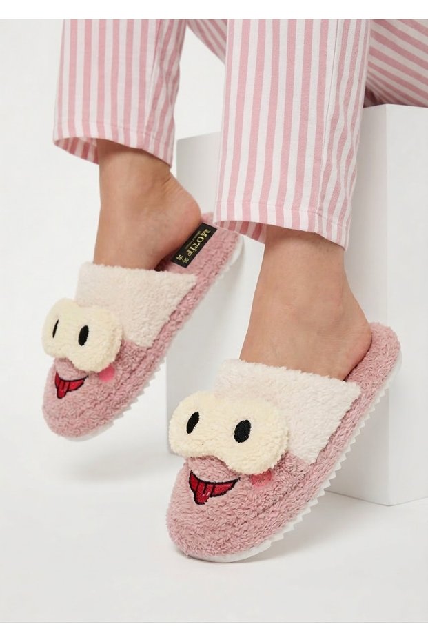 Women's Plush Slippers – Soft House Slippers with Cute Animal Figures