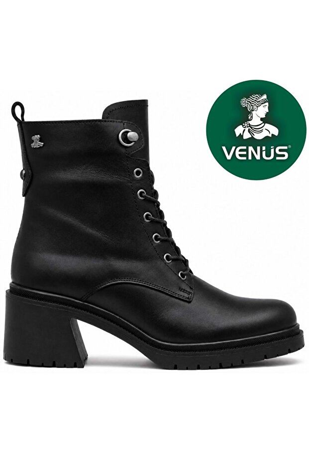 Sarissa Genuine Leather Non-Slip Sole Orthopedic Boots Women's Boots Black