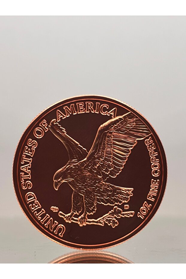 1 oz 99.9% Pure Copper American Eagle Liberty Collectible Coin – Premium Copper Round with Eagle & Liberty Design – Collectible Gift