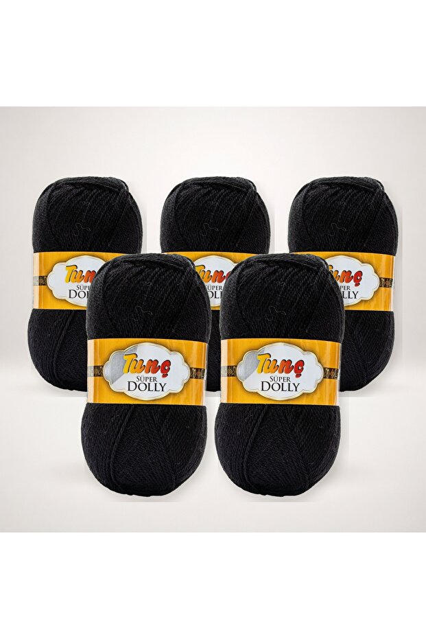 Super Dolly Booties Rope 5-Pack 500 Gr - Black 30