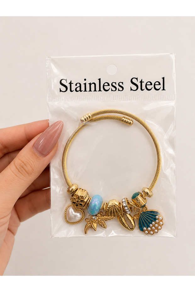 Steel Pandro Bracelet Gold