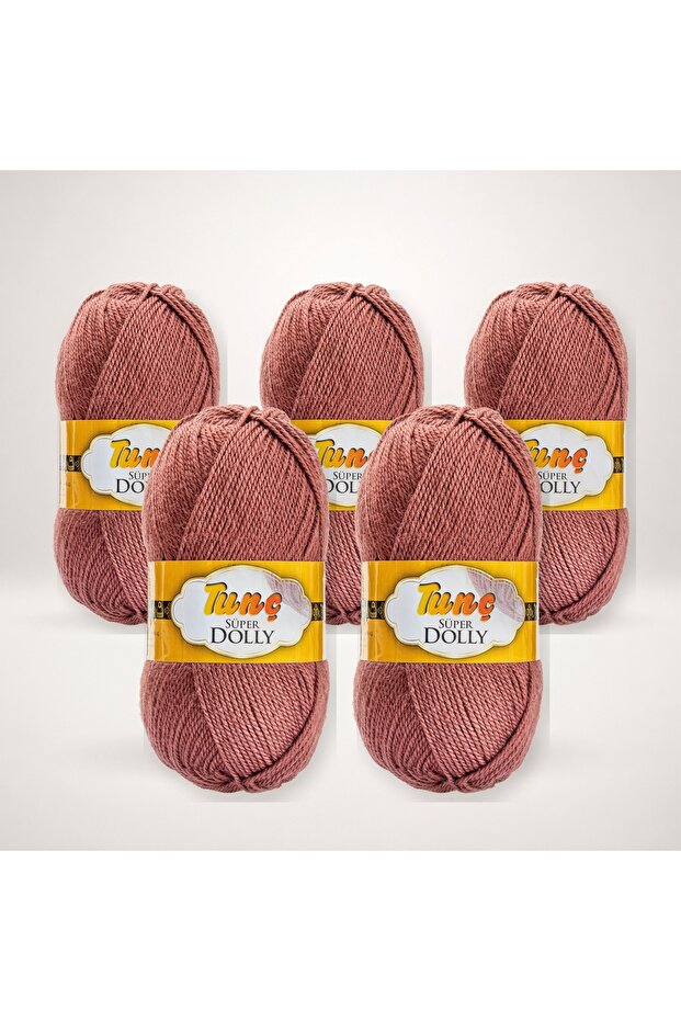 Super Dolly Booties String 5-Pack 500 Gr - Dried Rose 214