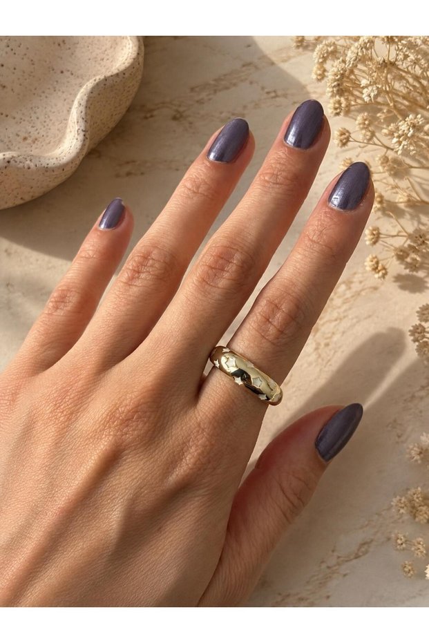 White Star Gold Ring