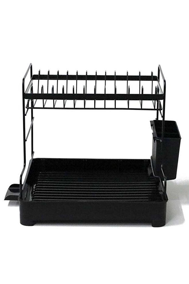 Double Layer Dish Drying Rack, 40CM L x 30.5CM W x 31CM H