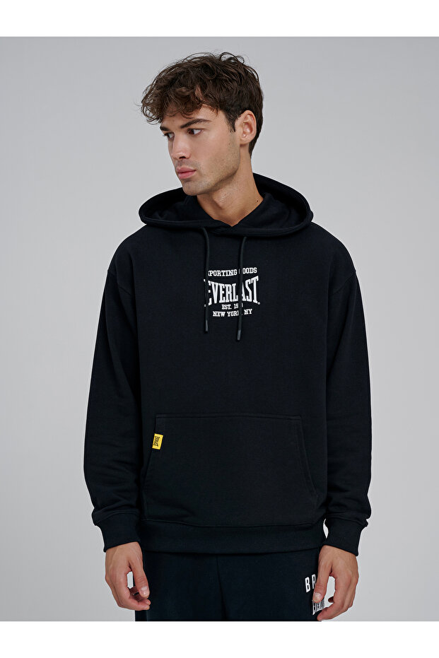 Sporting Goods Comfort Black Men's Hoodie