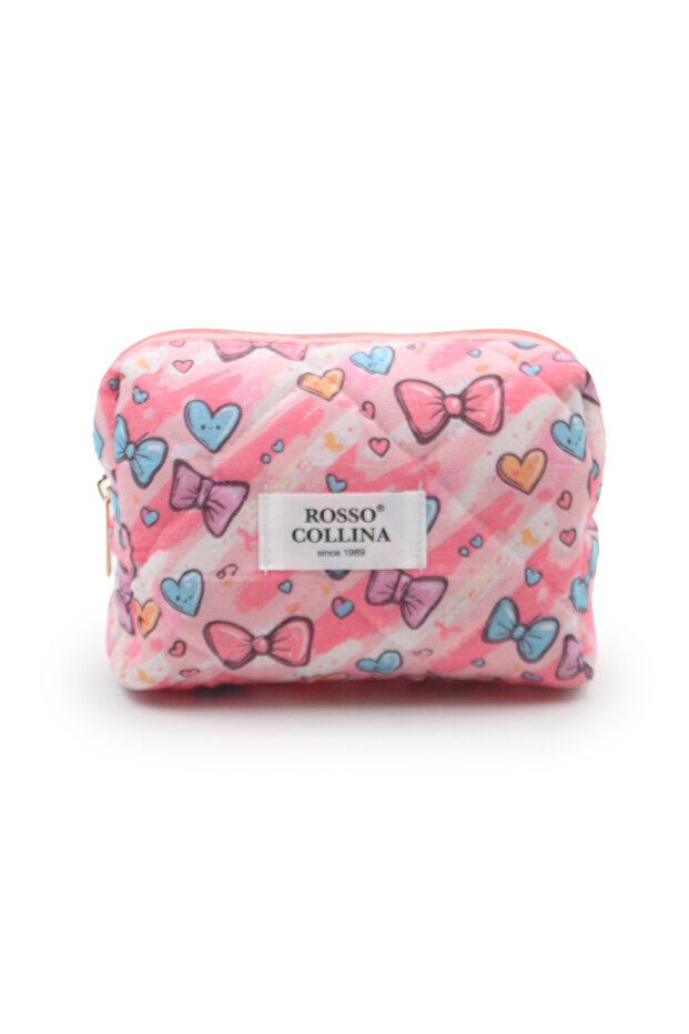 Patterned Makeup Bag – Zippered