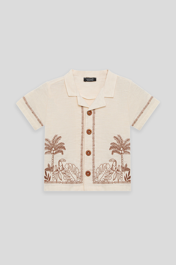 Baby Boy Ecru Shirt