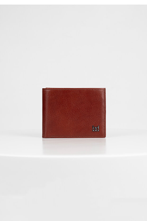 Jaqu Genuine Leather Polite Men's Wallet Brown