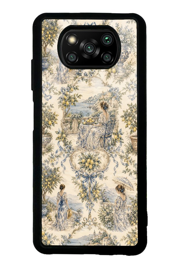 Xiaomi Poco X3 Positano Glossy Phone Case with Canvas Design