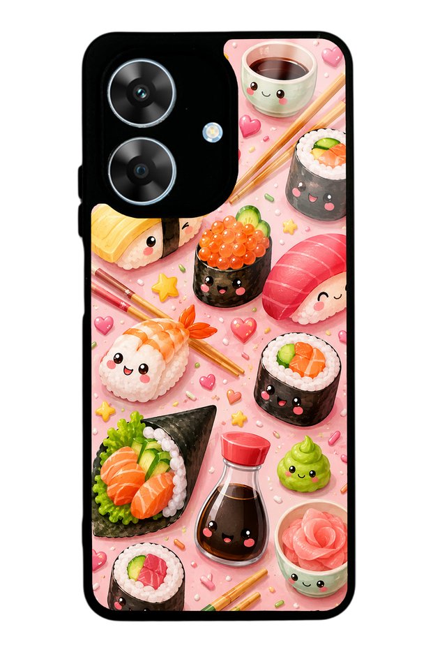 Realme Note 60 Sushi Love Club Design Glossy Phone Case
