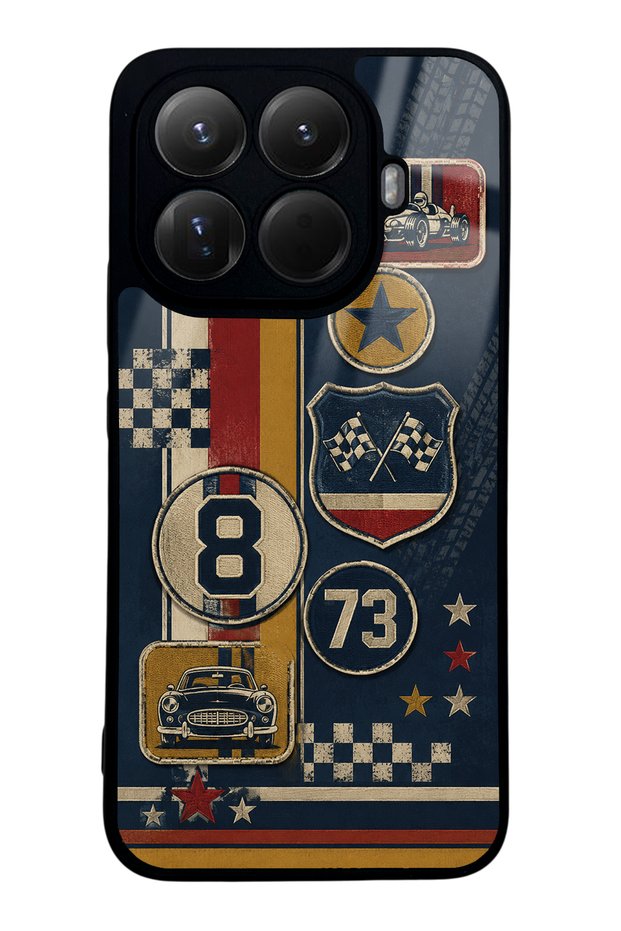 Xiaomi Mi 15t Pro Old School Racing Design Glossy Phone Case