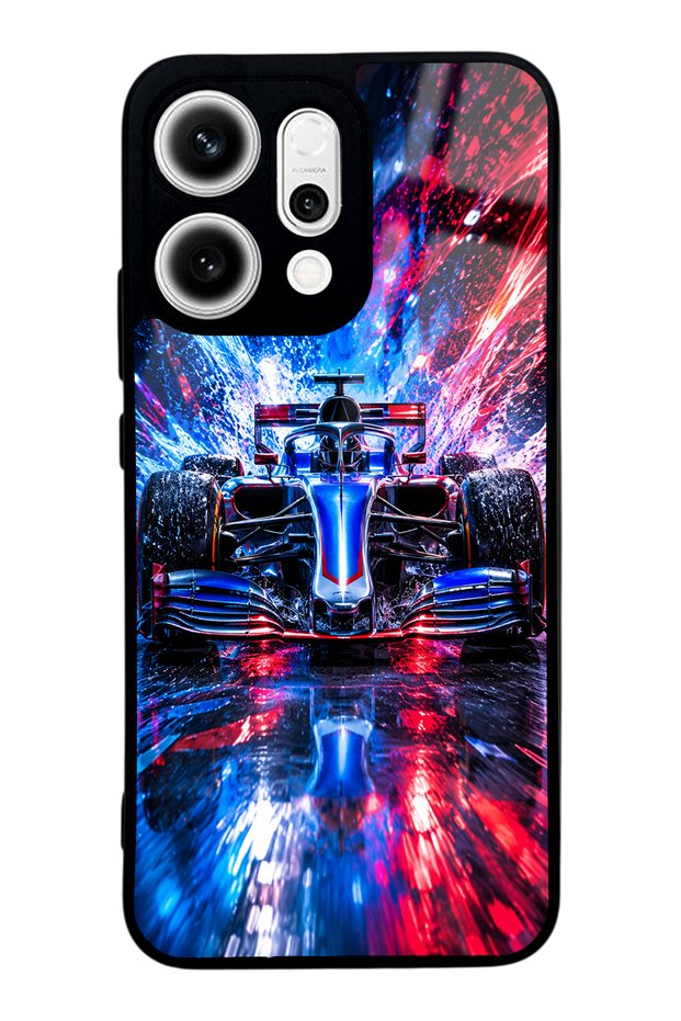 Oppo Reno 14 Bluefire Apex Design Glossy Phone Case
