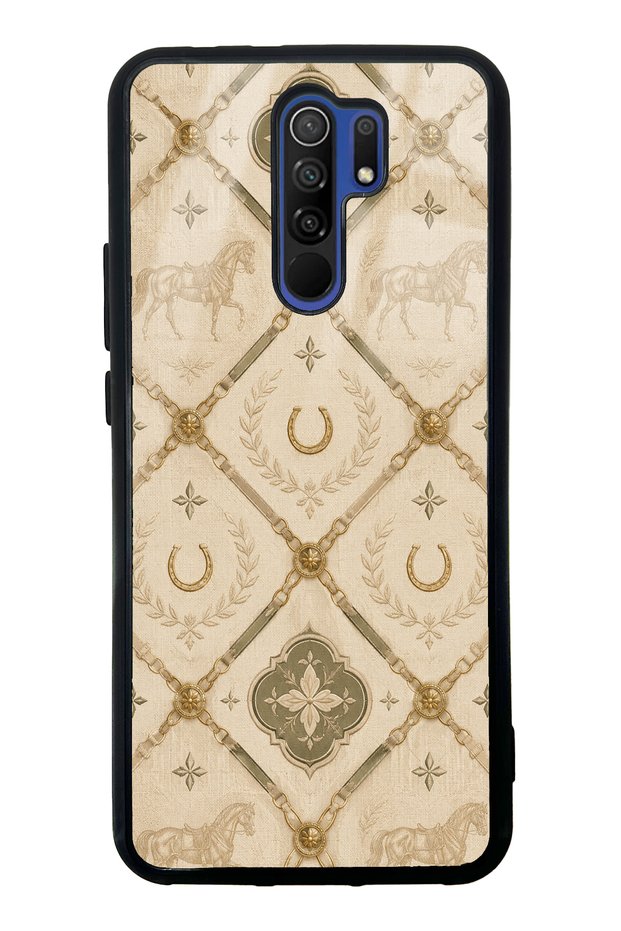 Xiaomi Redmi 9 Glossy Phone Case with Maison Équestre Design