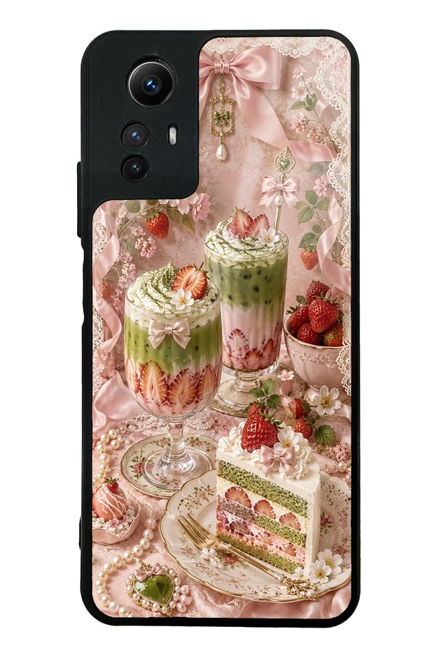 Xiaomi Redmi Note 12S Berry Matcha Dream Design Glossy Phone Case