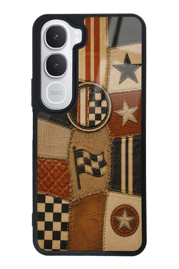 Vivo Y31 Racing Leather Club Design Glossy Phone Case