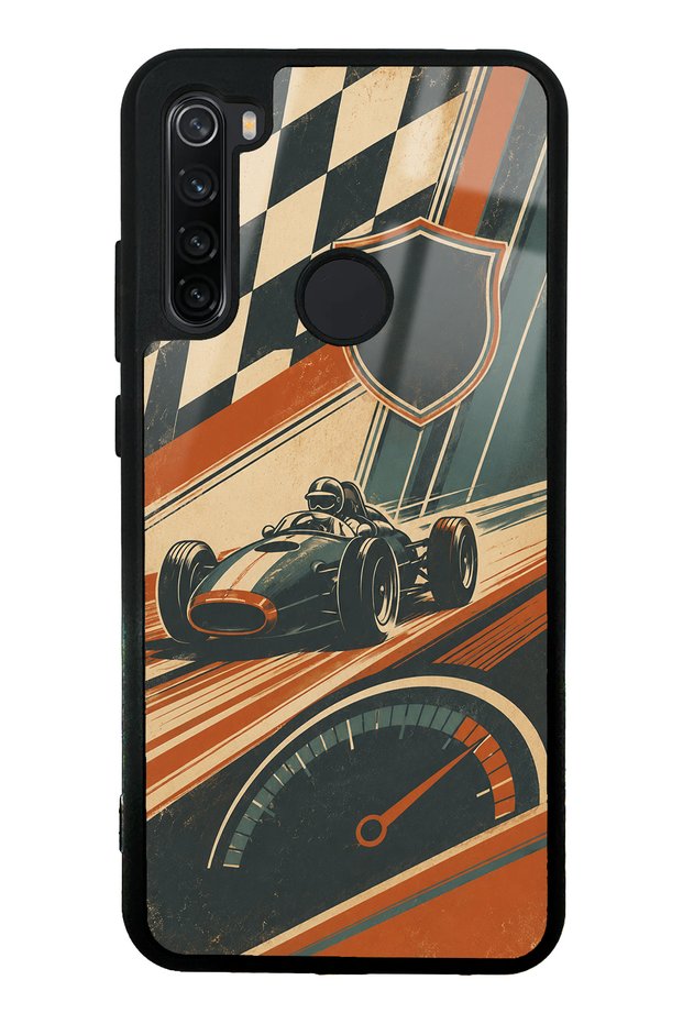 حافظة هاتف لامعة بتصميم Xiaomi Redmi Note 8 Heritage Racer