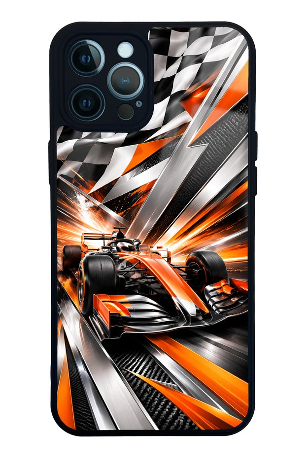 iPhone 12 Pro Max Inferno Apex Design Glossy Phone Case