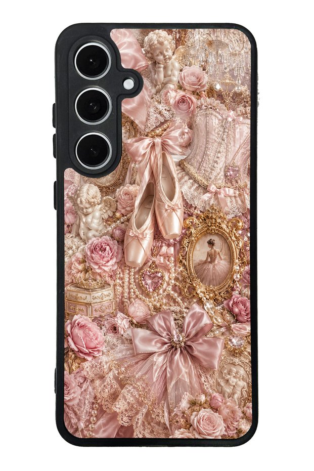 Samsung S24 Fe Angel Ballet Design Glossy Phone Case