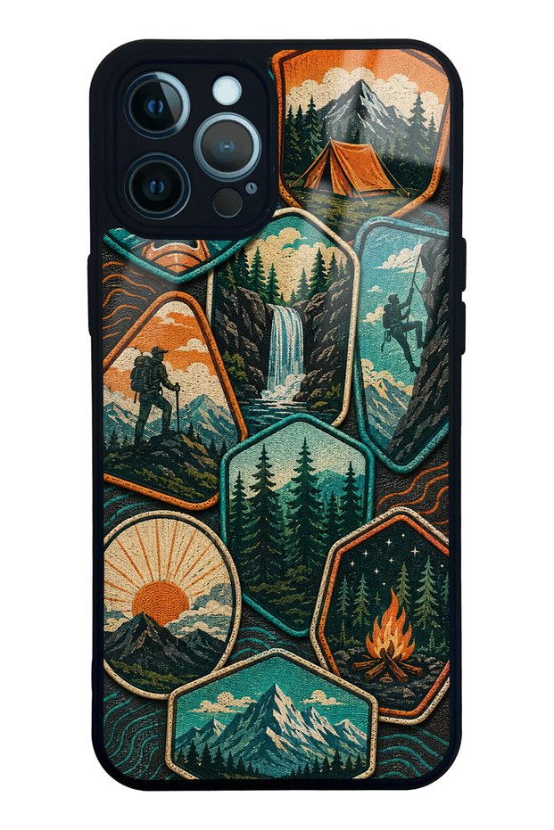 iPhone 12 Pro Max Wild Horizon Design Glossy Phone Case