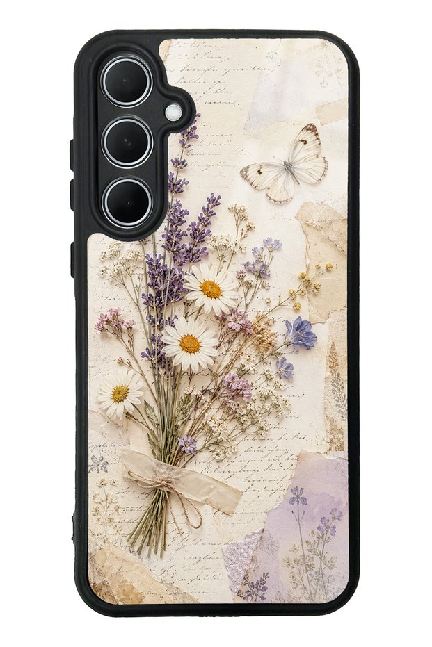 Samsung A35 Lavender Meadow Design Glossy Phone Case