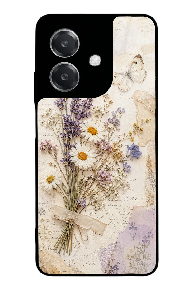 Oppo A3 Lavender Meadow Design Glossy Phone Case
