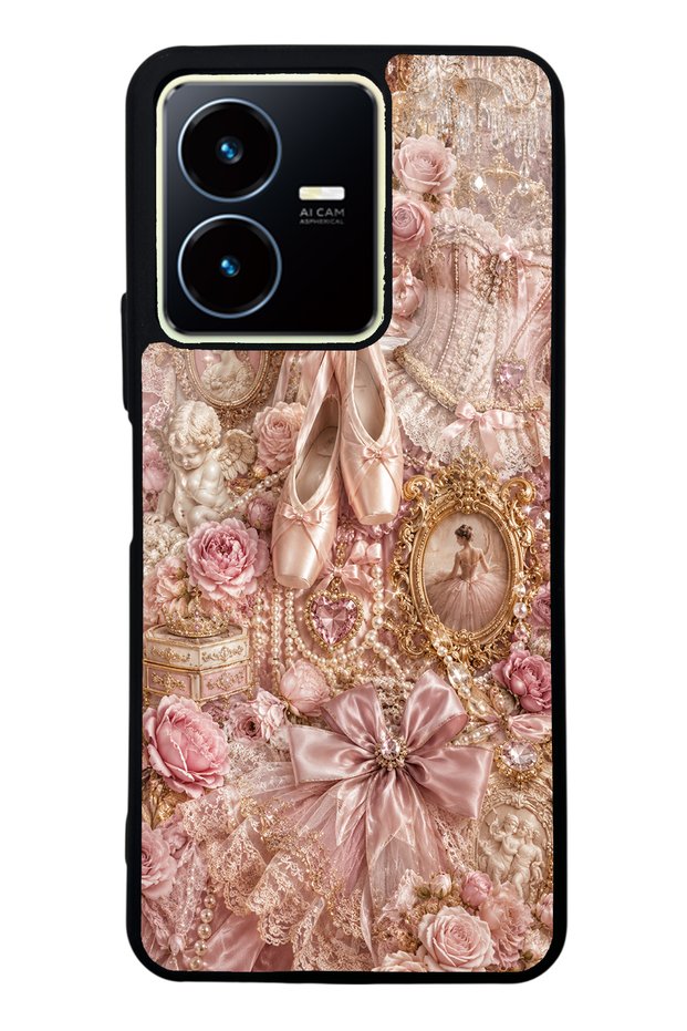 Vivo Y22S Angel Ballet Design Glossy Phone Case