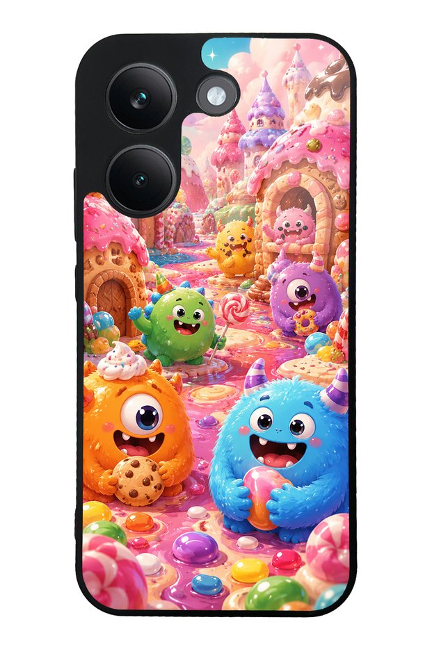 Xiaomi Poco X8 Pro Sugar Monster Town Design Glossy Phone Case