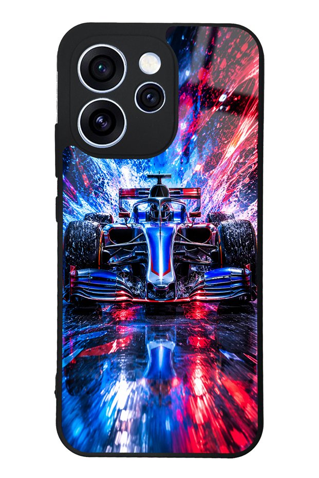 Oppo Reno 15 Pro Bluefire Apex Design Glossy Phone Case