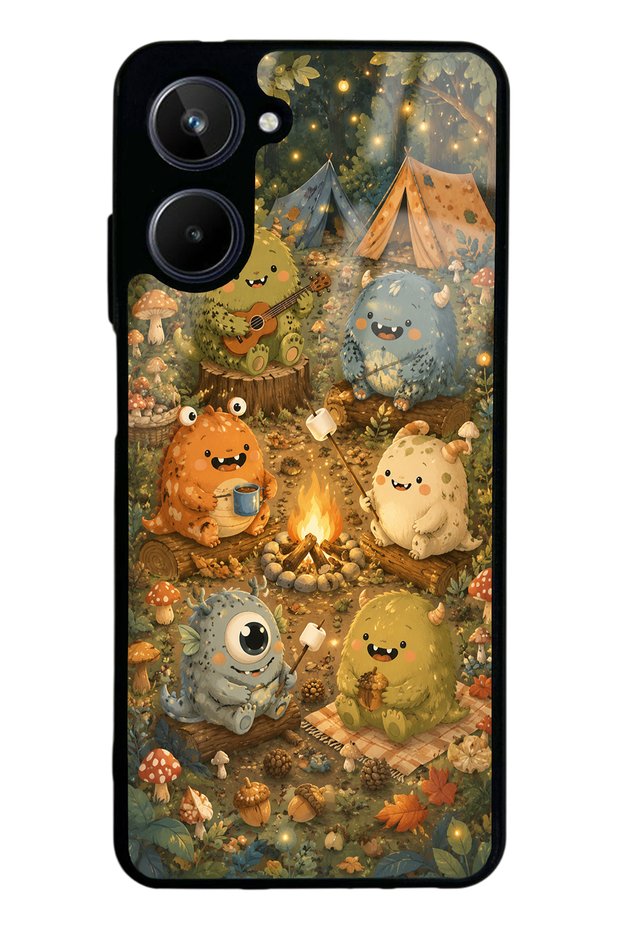 Realme 10 Forest Friends Camp Design Glossy Phone Case