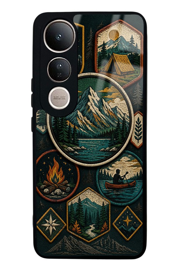 Vivo V50 Lite Summit Explorer Design Glossy Phone Case
