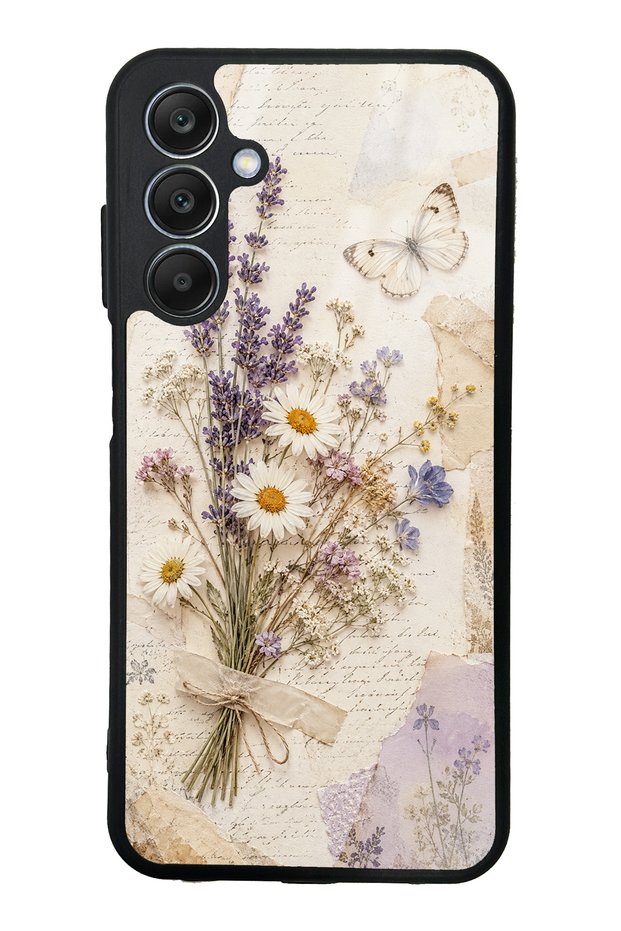 Samsung A25 Lavender Meadow Design Glossy Phone Case