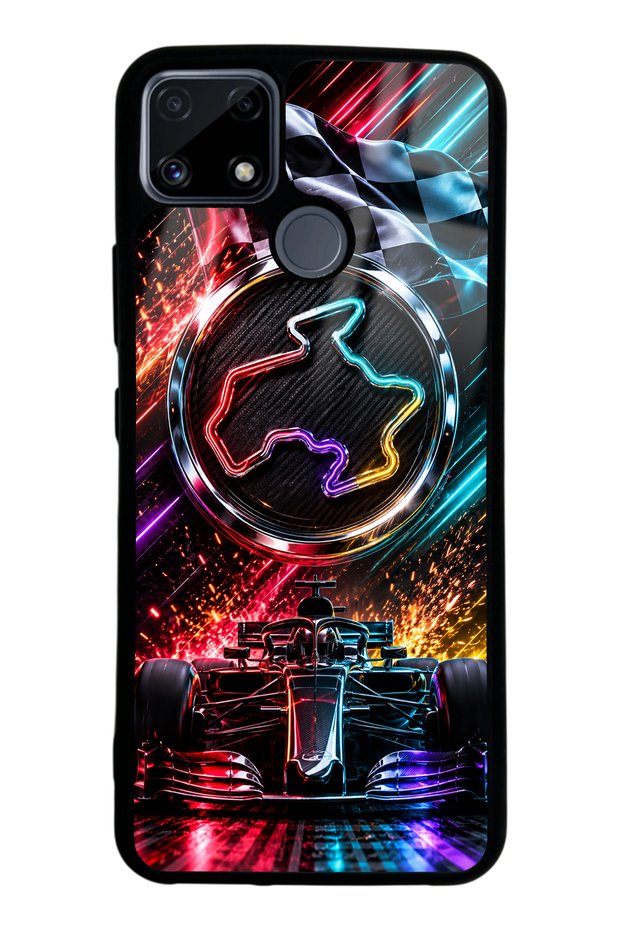 Realme C25 Apex Lights Design Glossy Phone Case